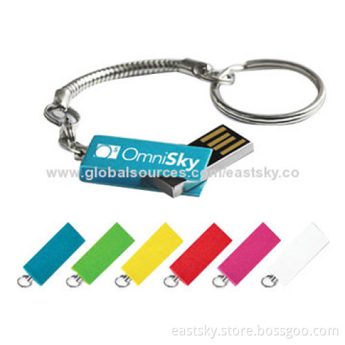 Custom Twist Style USB Drive, 64MB to 32GB Memory Capacity, COB Technology, 100% Genuine Capacity